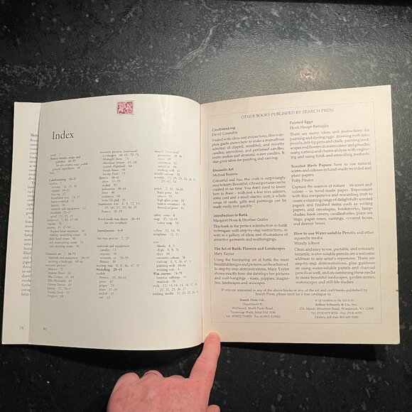 "Beeswax Crafts" 1996 First Edition Search Press Paperback - Picture 8 of 8